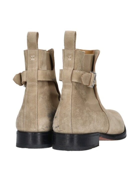 Hermes Side Gore Suede Leather Boots main image 5